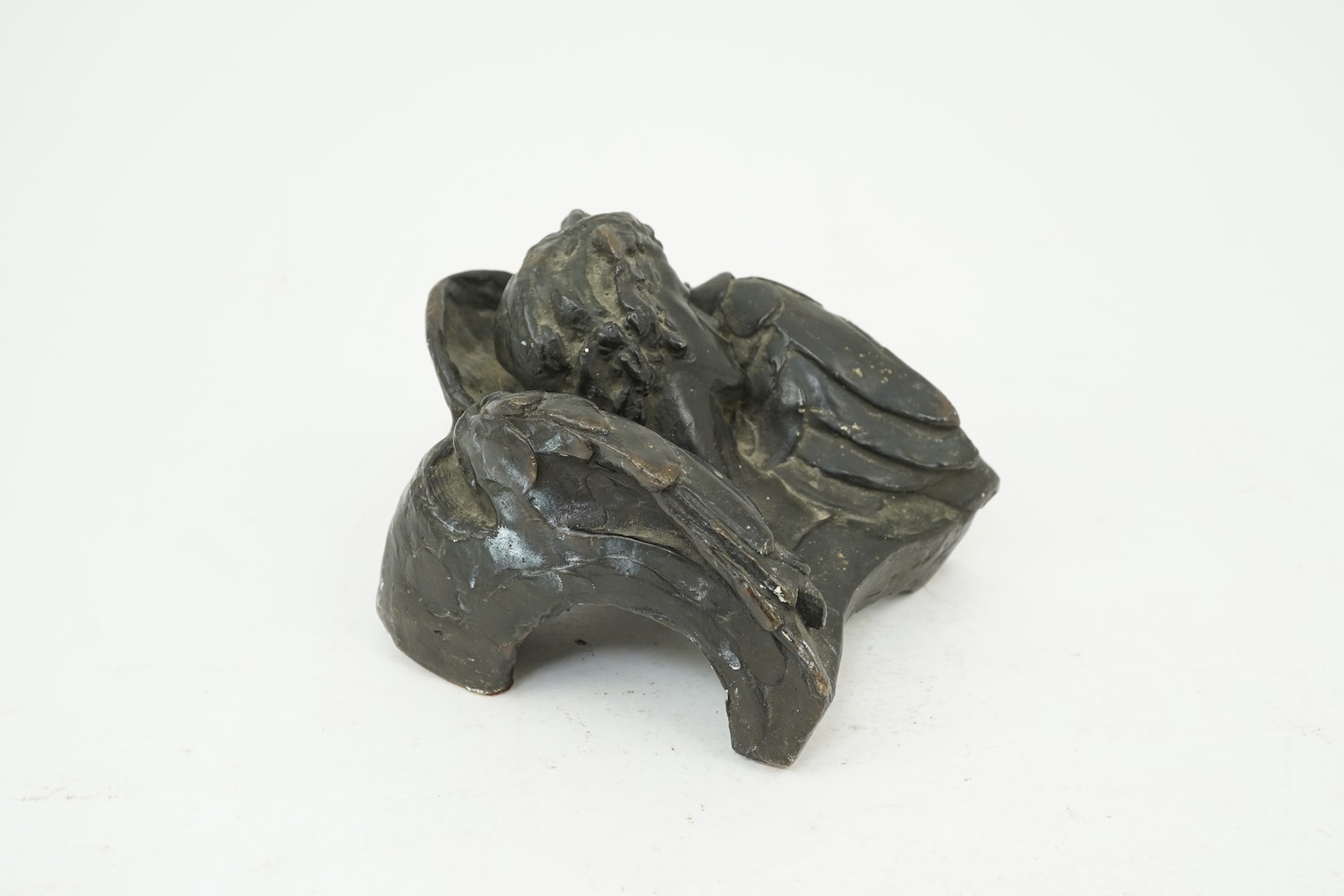 Henry Wilson (1864-1934) for St Mark's, Brithdir, Gwynedd, Wales: A bronze catafalque handle